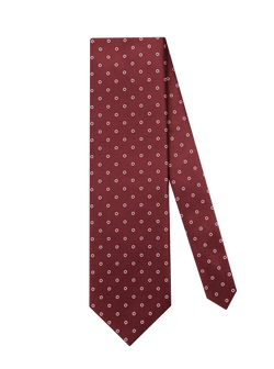 RED W/ WHITE DOT TIE - edwingjsons