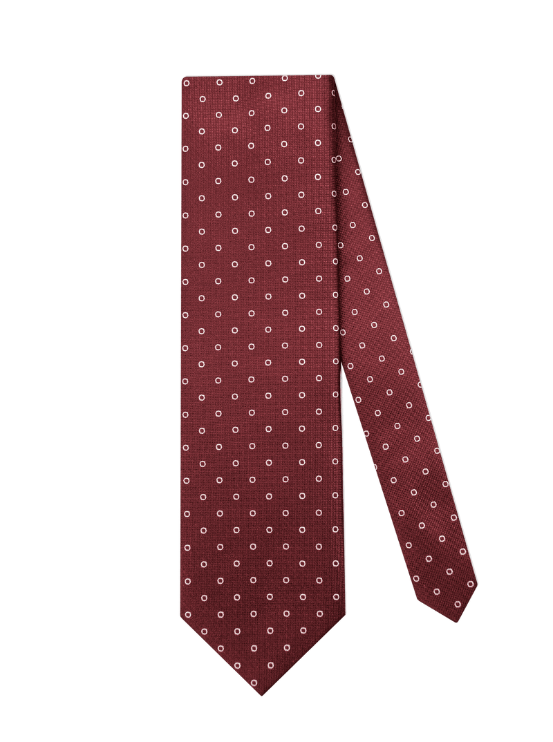 RED W/ WHITE DOT TIE - edwingjsons