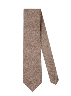 TAN WOOL TIE - edwingjsons